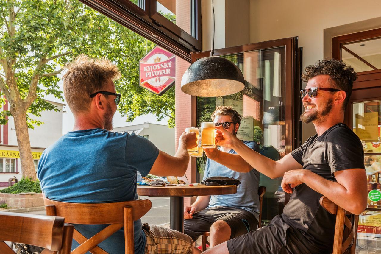 Kyjovsky Pivovar - Hotel, Restaurace, Pivni Lazne Kültér fotó